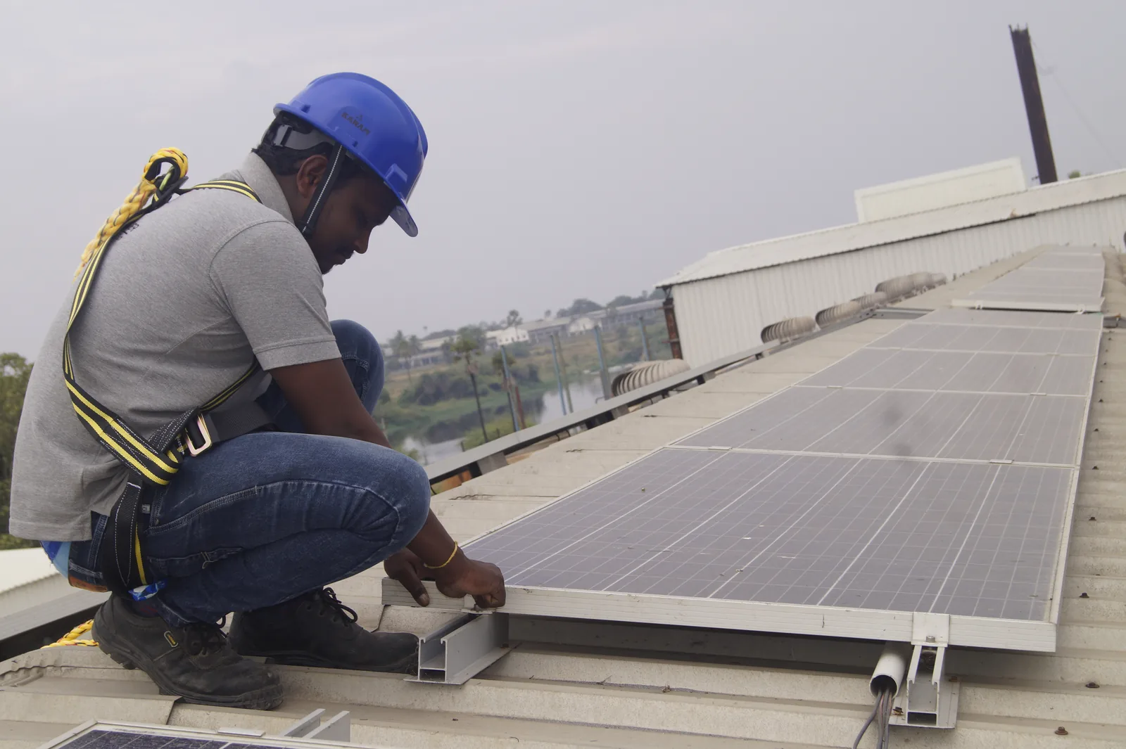 Shriyan Diagnostic Center — 36 kWp solar installation